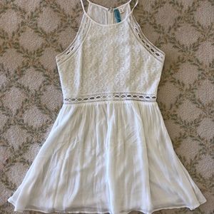 White casual spring dress